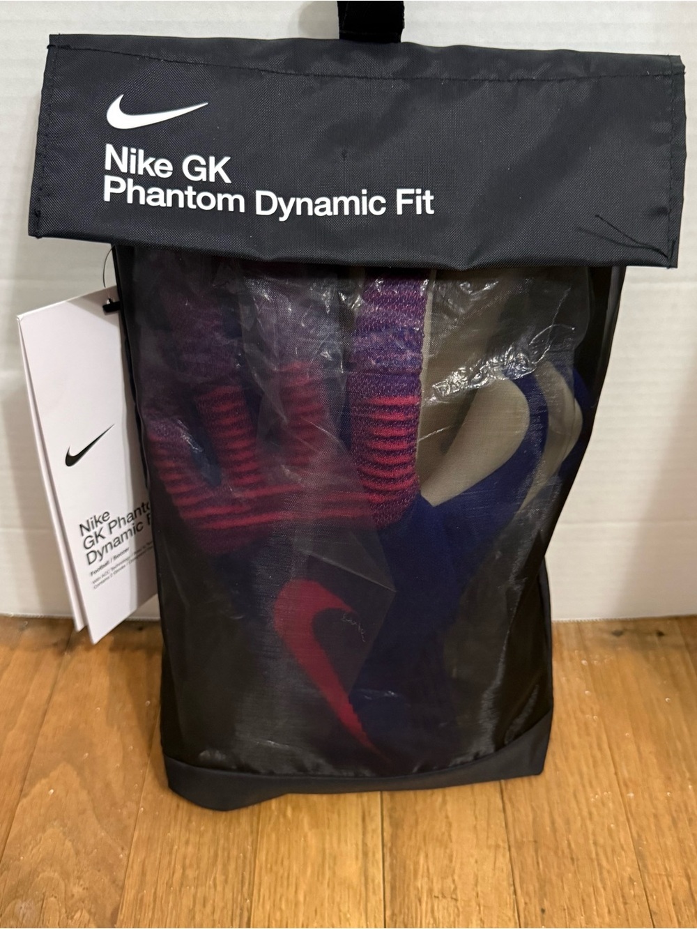 Nike Phantom Dynamic Fit Goalkeeper Soccer Gloves Blue Size 9 [IF8190-458]